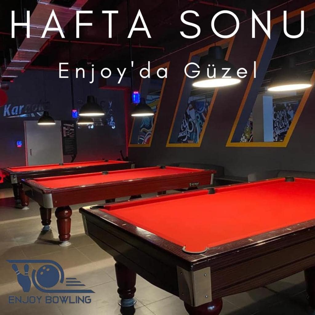 Malatya Enjoy Bowling - Bilardo Alanı Çekim 1